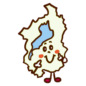 滋賀県のイラスト地図