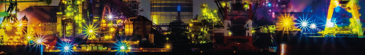 工場の夜景
